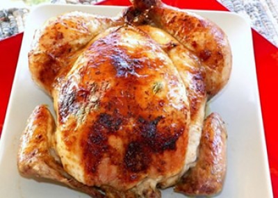 PuroPollo al horno con Salsa de Soja y Mostaza