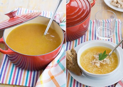 Sopa de Puropollo Casera